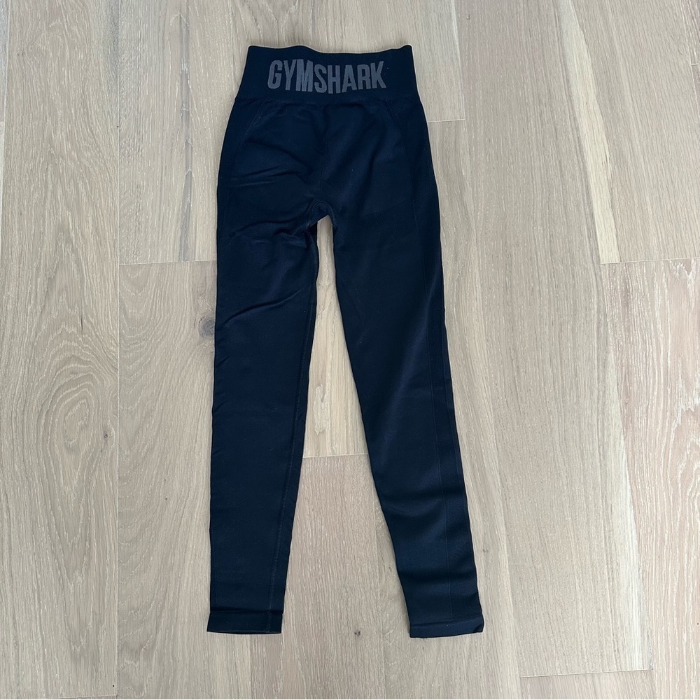 Gymshark Women's Flex High Waisted Leggings Size Small Black Workout Running